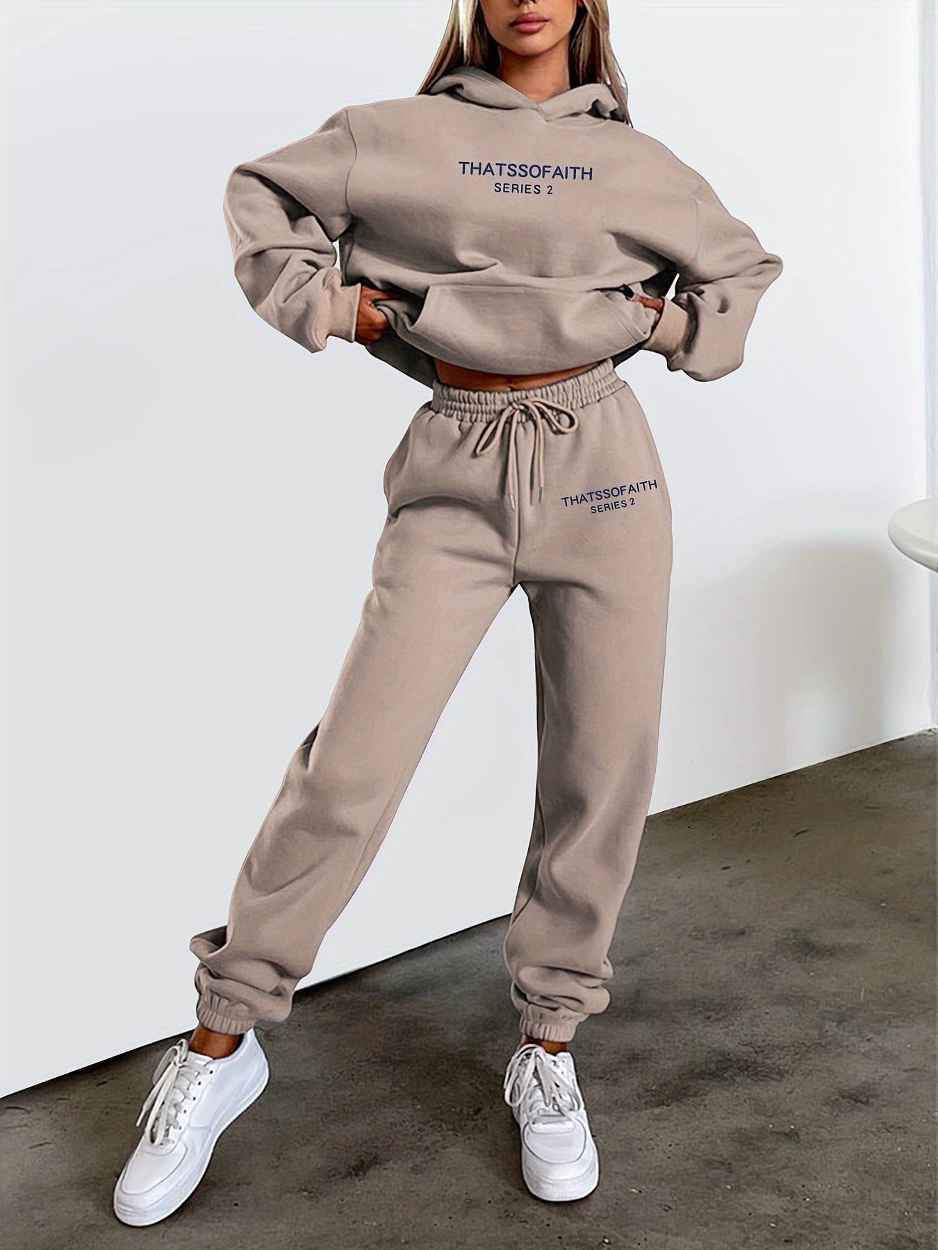 Lavinque outfit set Beige / S Ensemble Survêtement | Confort & Style | Casual Tendance