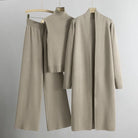 Lavinque outfit set Beige / S Ensemble Tricot 3 Pièces | Élégance Minimaliste | Confort &  Style