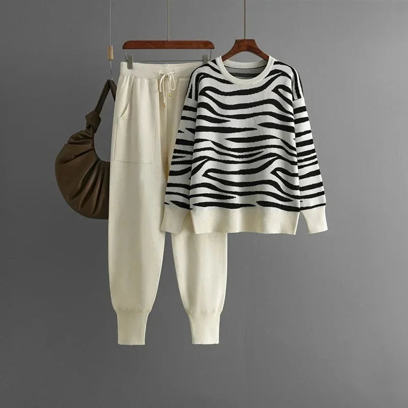 Lavinque outfit set Beige / Taille unique Ensemble Loungewear | Beige | Confort et Élégance Décontractée