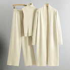 Lavinque outfit set Beige / Taille unique Ensemble Tricot 3 Pièces | Élégance Minimaliste | Confort et Style