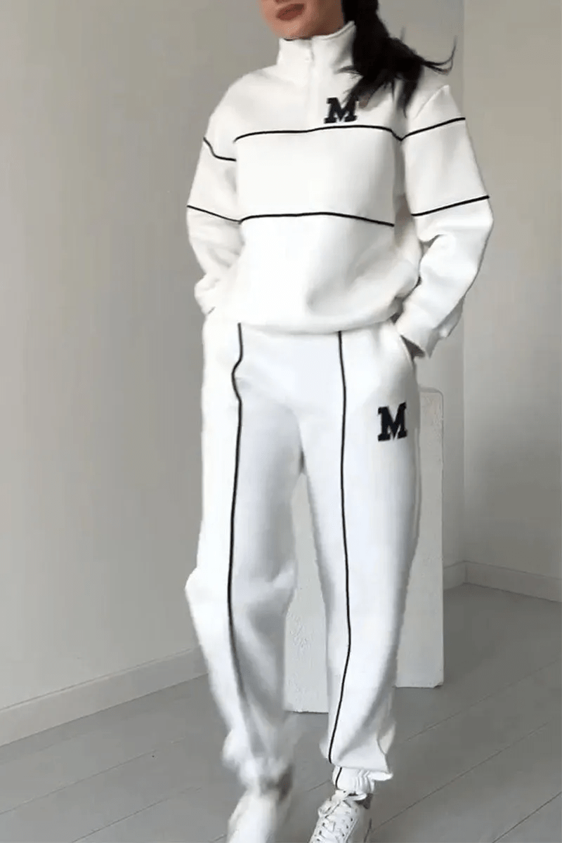 Lavinque outfit set Blanc / S Ensemble Survêtement Hiver | Coton & Polyester | Confort et Style