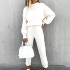 Lavinque outfit set Blanc / S Ensemble Sweat et Jogging | Confort & Style | Tendance Décontractée