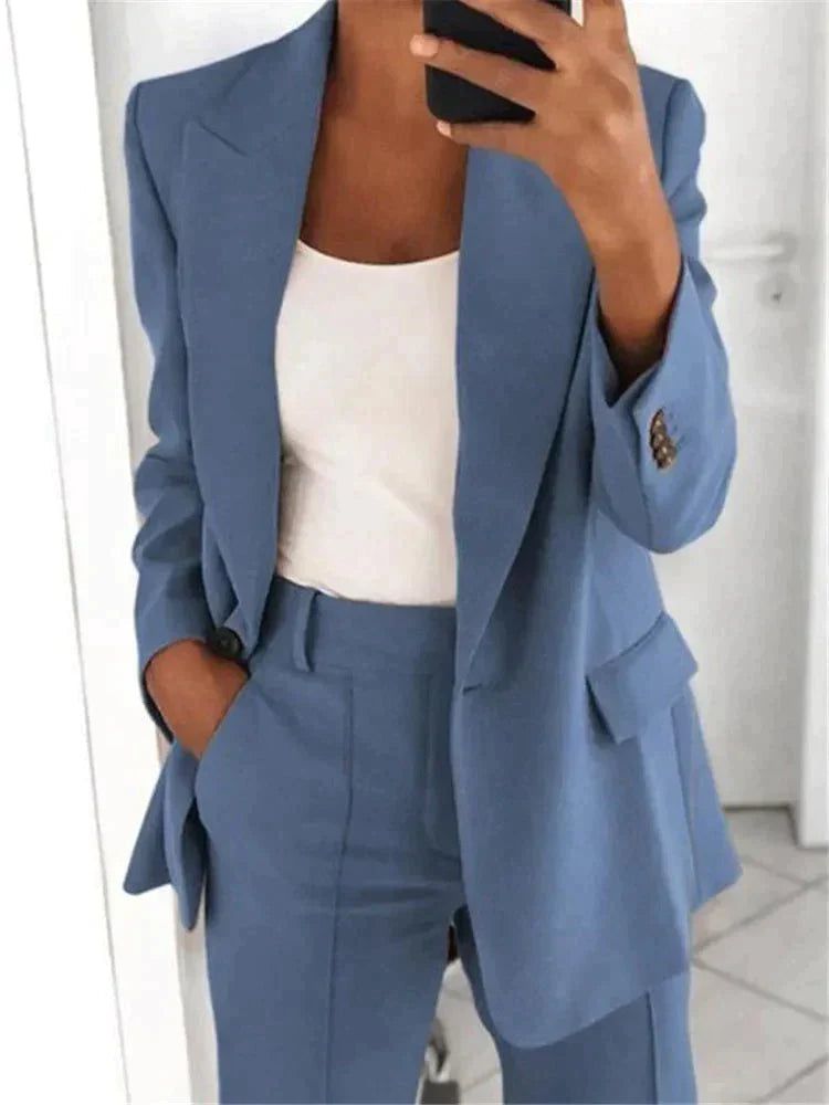 Lavinque outfit set Bleu Clair / S Ensemble Blazer & Pantalon | Coupe Élégante & Moderne | Style Sophistiqué