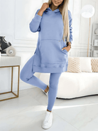 Lavinque Outfit set Bleu marine / S Ensemble Loungewear Femme | Confort Douillet | Marron Chocolat