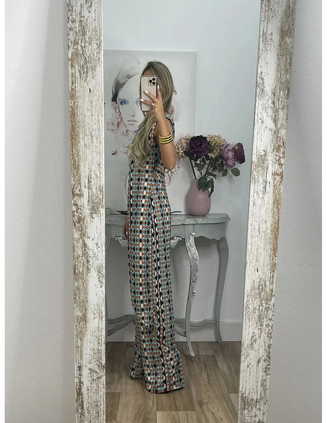 Lavinque outfit set Bleu / S Combinaison Sans Manches | Fendue à l'Avant | Élégante et Originale