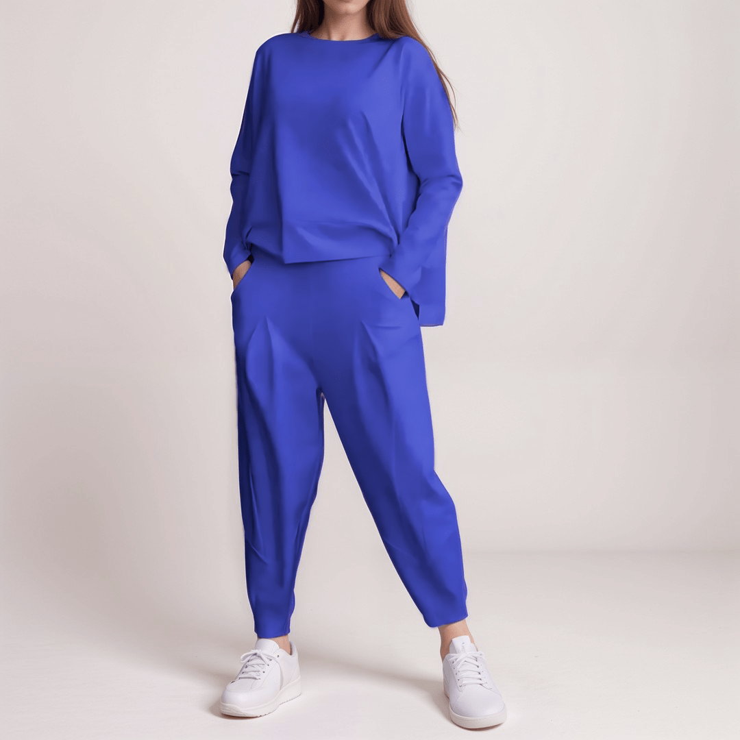 Lavinque outfit set Bleu / S Ensemble Décontracté 2 Pièces | Chic & Confort | Automne-Hiver