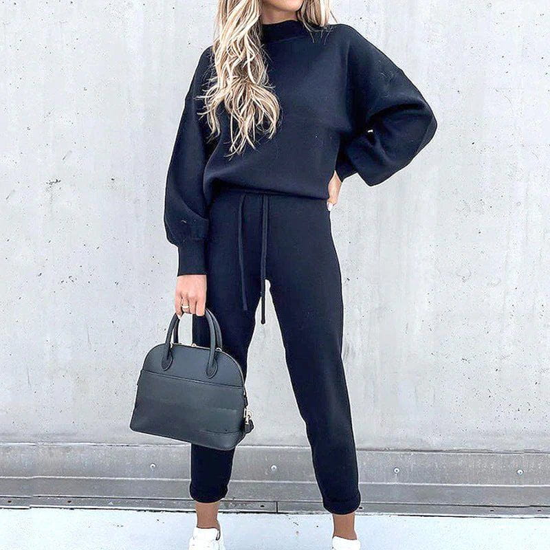Lavinque outfit set Bleu / S Ensemble Jogging Doux | Hiver | Confort & Élégance Décontractée