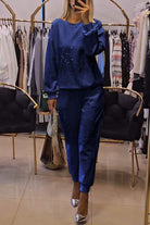 Lavinque outfit set Bleu / S Ensemble Jogging Femme | Chic & Confortable | Détente et Élégance