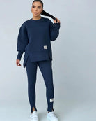 Lavinque Outfit set Bleu / S Ensemble Sweat et Legging | Bleu Marine | Sporty et Ultra Confortable