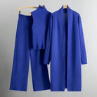 Lavinque outfit set Bleu / S Ensemble Tricot 3 Pièces | Élégance Minimaliste | Confort &  Style