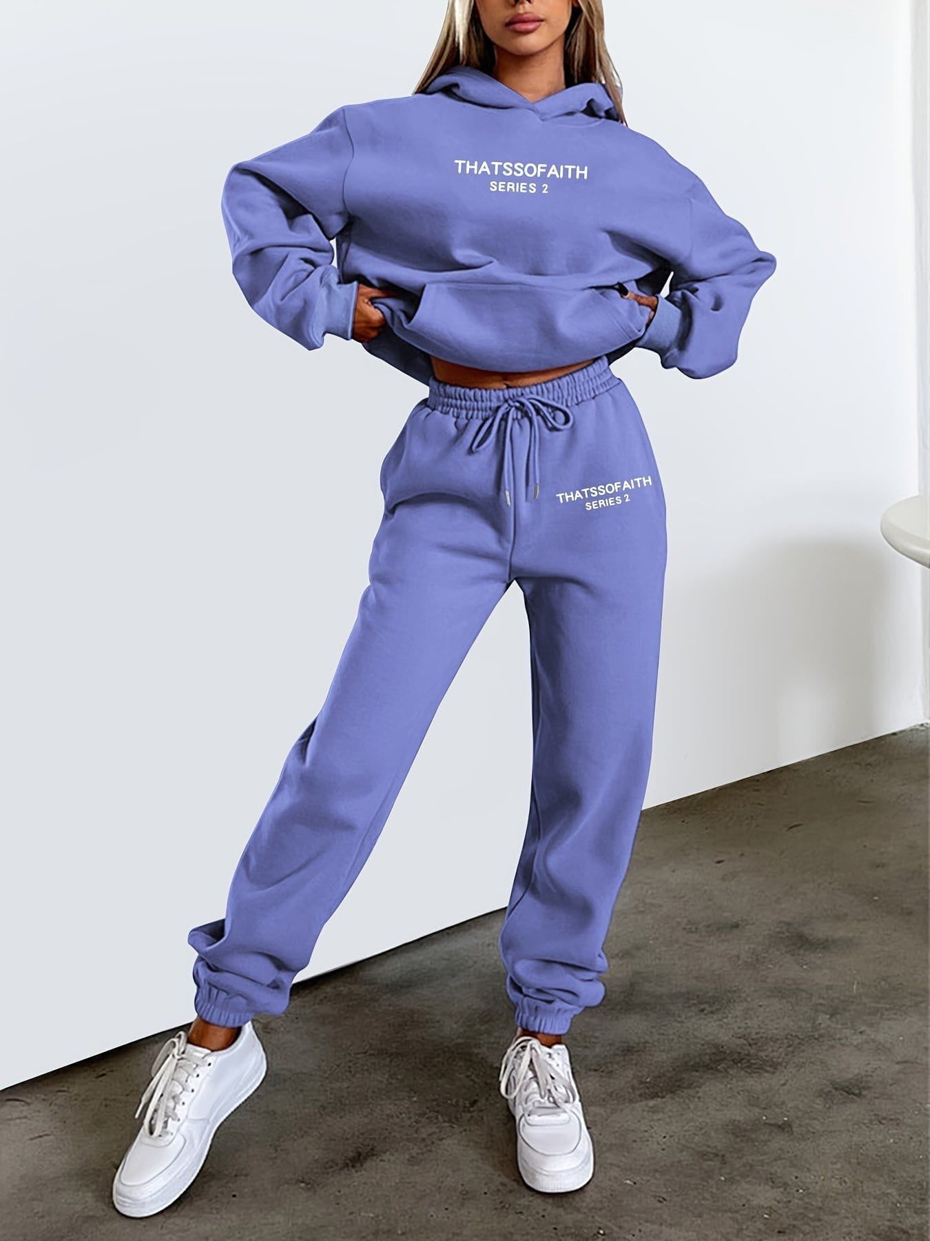 Lavinque outfit set Bleu violet / S Ensemble Survêtement | Confort & Style | Casual Tendance