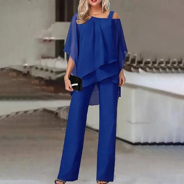 Lavinque outfit set Bleu / XS Ensemble Élégant Noir | Soirée | Flottant et Sophistiqué