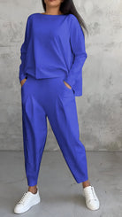 Lavinque outfit set Bleu / XS Ensemble Jogging | Confort et Minimalisme | Look Casual Chic