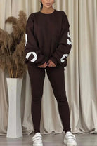 Lavinque outfit set Bourgogne / S Ensemble Jogging Femme | Confort & Style | Look Décontracté