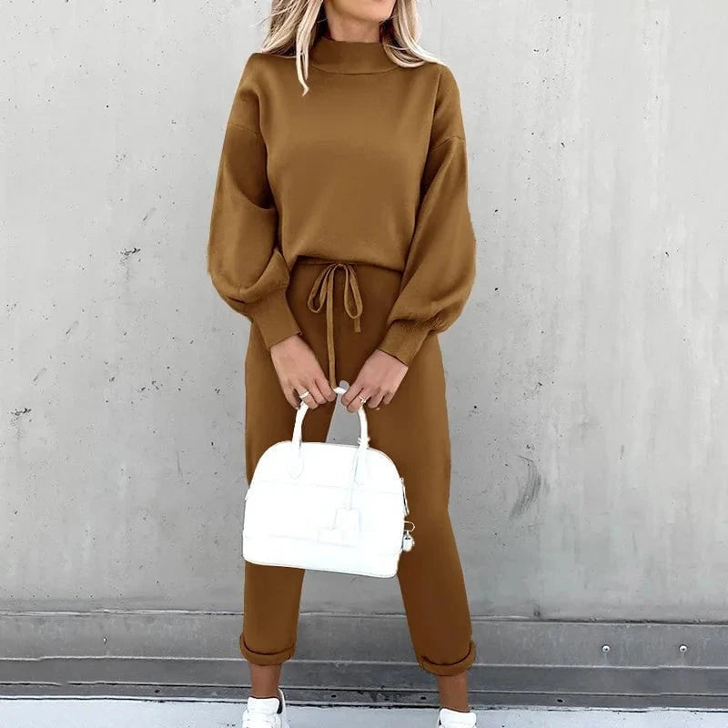 Lavinque outfit set Café / S Ensemble Sweat et Jogging | Confort & Style | Tendance Décontractée