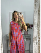 Lavinque outfit set Combinaison Sans Manches | Fendue à l'Avant | Élégante et Originale