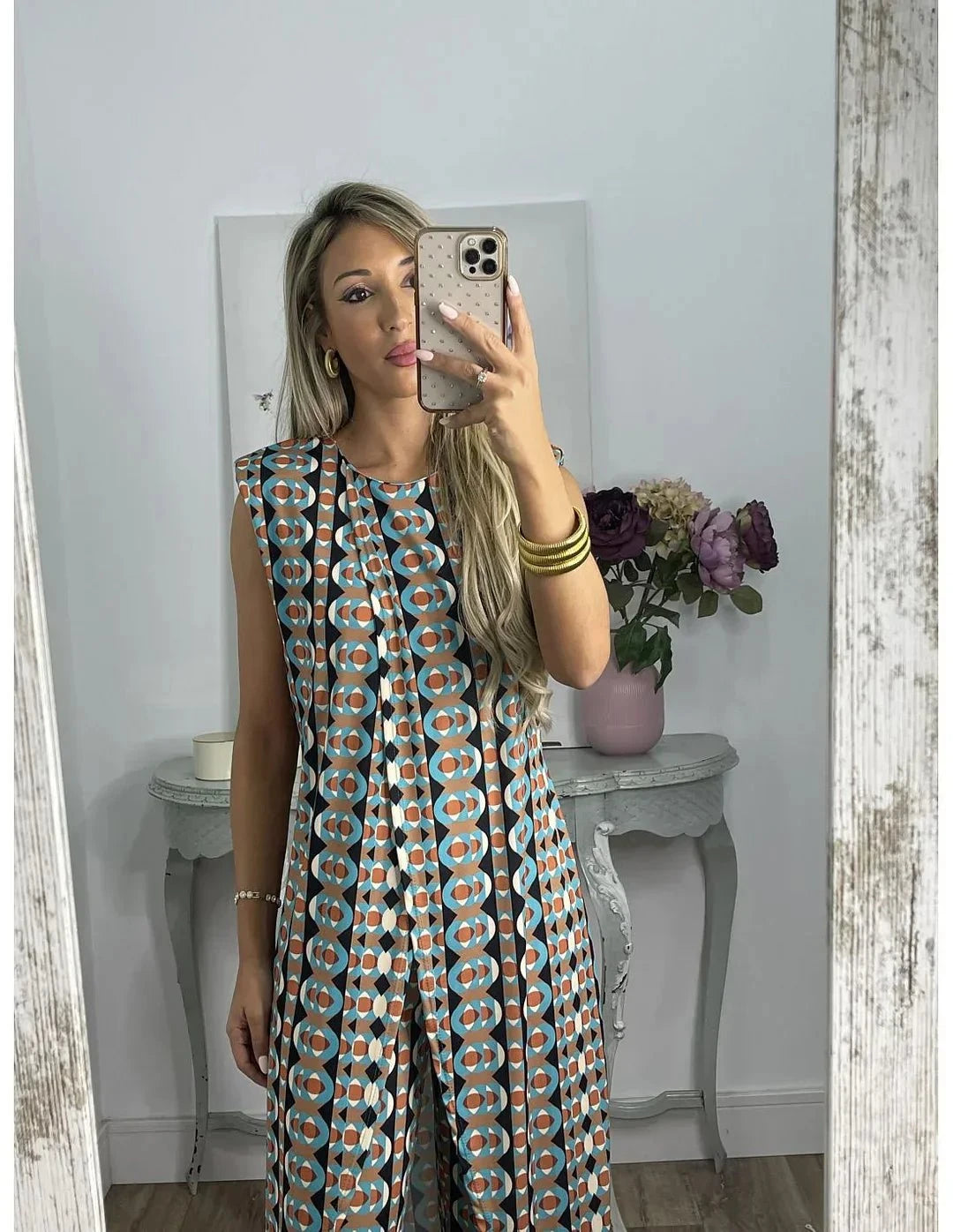 Lavinque outfit set Combinaison Sans Manches | Fendue à l'Avant | Élégante et Originale