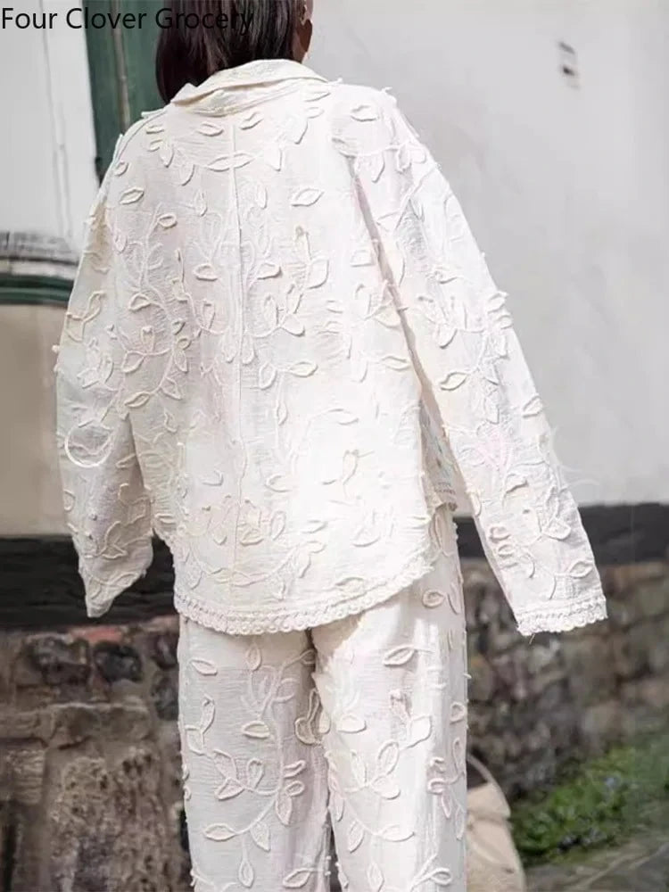 Lavinque outfit set Ensemble Bohème en Coton Brodé | Élégance Naturelle | Léger & Raffiné