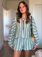Lavinque outfit set Ensemble Chemise Oversize et Short | Décontracté | Léger et Tendance