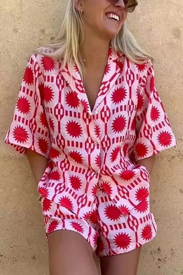 Lavinque outfit set Ensemble Court | Coton Imprimé | Audacieux et Estival