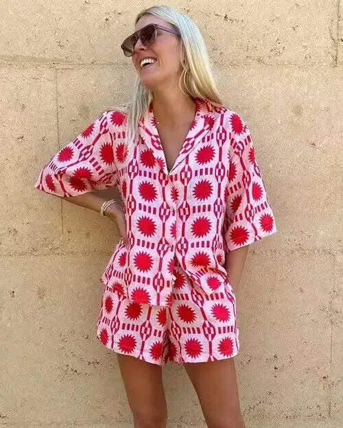 Lavinque outfit set Ensemble Court | Coton Imprimé | Audacieux et Estival