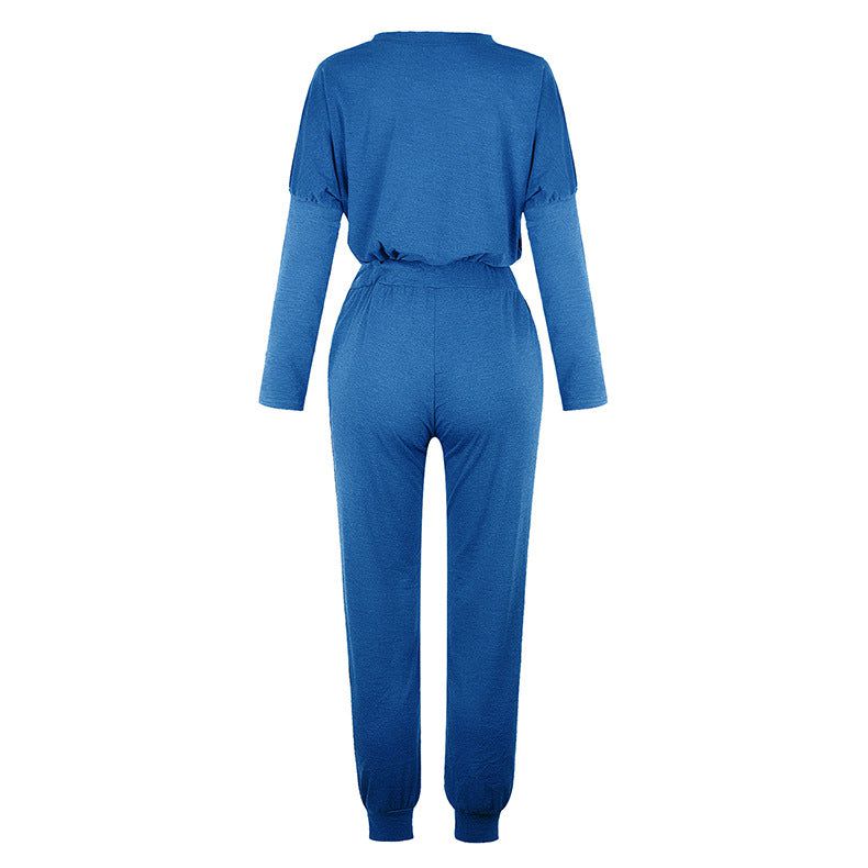 Lavinque Outfit set Ensemble Décontracté Femme | Bleu Cobalt | Ultra Confort & Style Quotidien