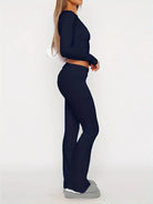 Lavinque Outfit set Ensemble Fit & Flare | Bleu Marine | Minimaliste et Ultra Féminin