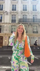 Lavinque outfit set Ensemble Fluide Femme | Motif Psychédélique | Élégance et Confort