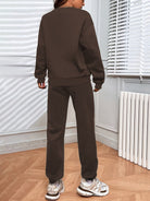 Lavinque Outfit set Ensemble Jogging Basique | Chocolat Foncé | Confort Streetwear Essentiel