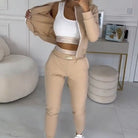 Lavinque outfit set Ensemble Jogging Chic | Beige | Confort et Style Sportwear