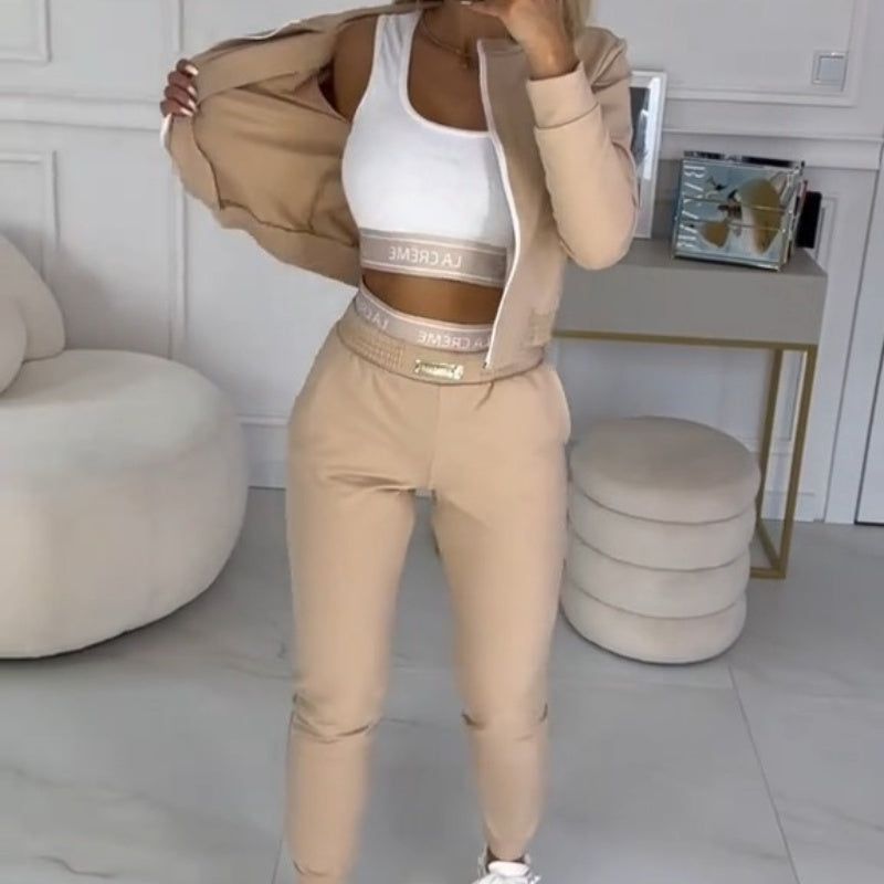 Lavinque outfit set Ensemble Jogging Chic | Beige | Confort et Style Sportwear
