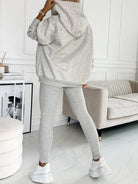 Lavinque Outfit set Ensemble Jogging Douillet | Gris Clair | Confort et Style Décontracté