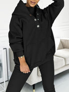 Lavinque Outfit set Ensemble Jogging Douillet | Gris Clair | Confort et Style Décontracté