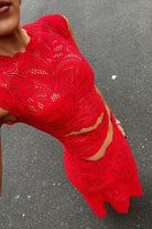 Lavinque outfit set Ensemble Jupe et Haut en Dentelle | Élégance | Féminin et Raffiné