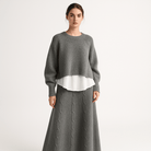 Lavinque Outfit set Ensemble Jupe Longue & Pull Oversize | Tricot | Élégant et Douillet