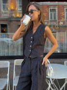 Lavinque outfit set Ensemble Lin | Élégance Naturelle | Confort Estival
