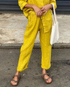 Lavinque outfit set Ensemble Lin Femme | Chemise et Pantalon | Léger et Élégant