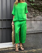 Lavinque outfit set Ensemble Lin Oversize | Décontracté | Léger et Élégant