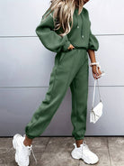 Lavinque outfit set Ensemble lounge oversize | Marron | Confort et style décontracté