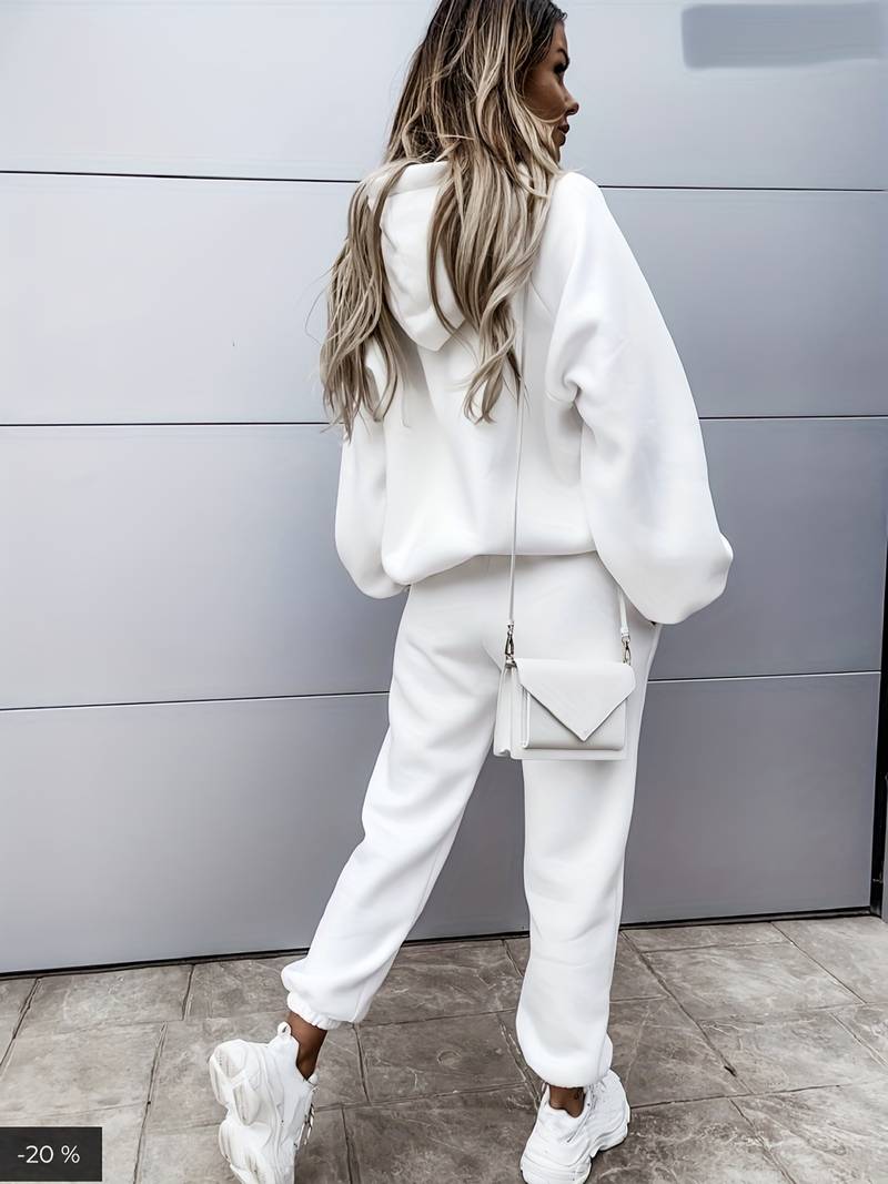Lavinque outfit set Ensemble lounge oversize | Marron | Confort et style décontracté