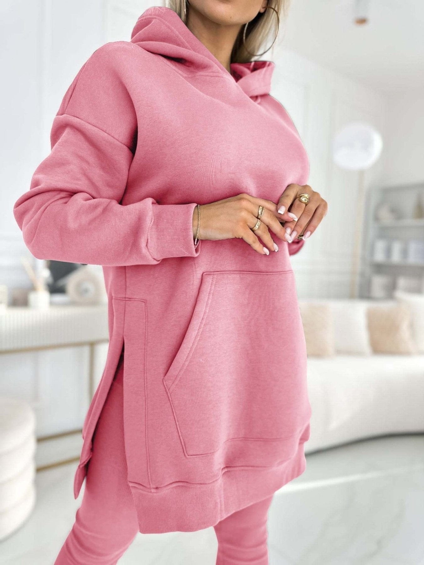Lavinque Outfit set Ensemble Loungewear Femme | Confort Douillet | Marron Chocolat
