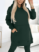 Lavinque Outfit set Ensemble Loungewear Femme | Confort Douillet | Marron Chocolat