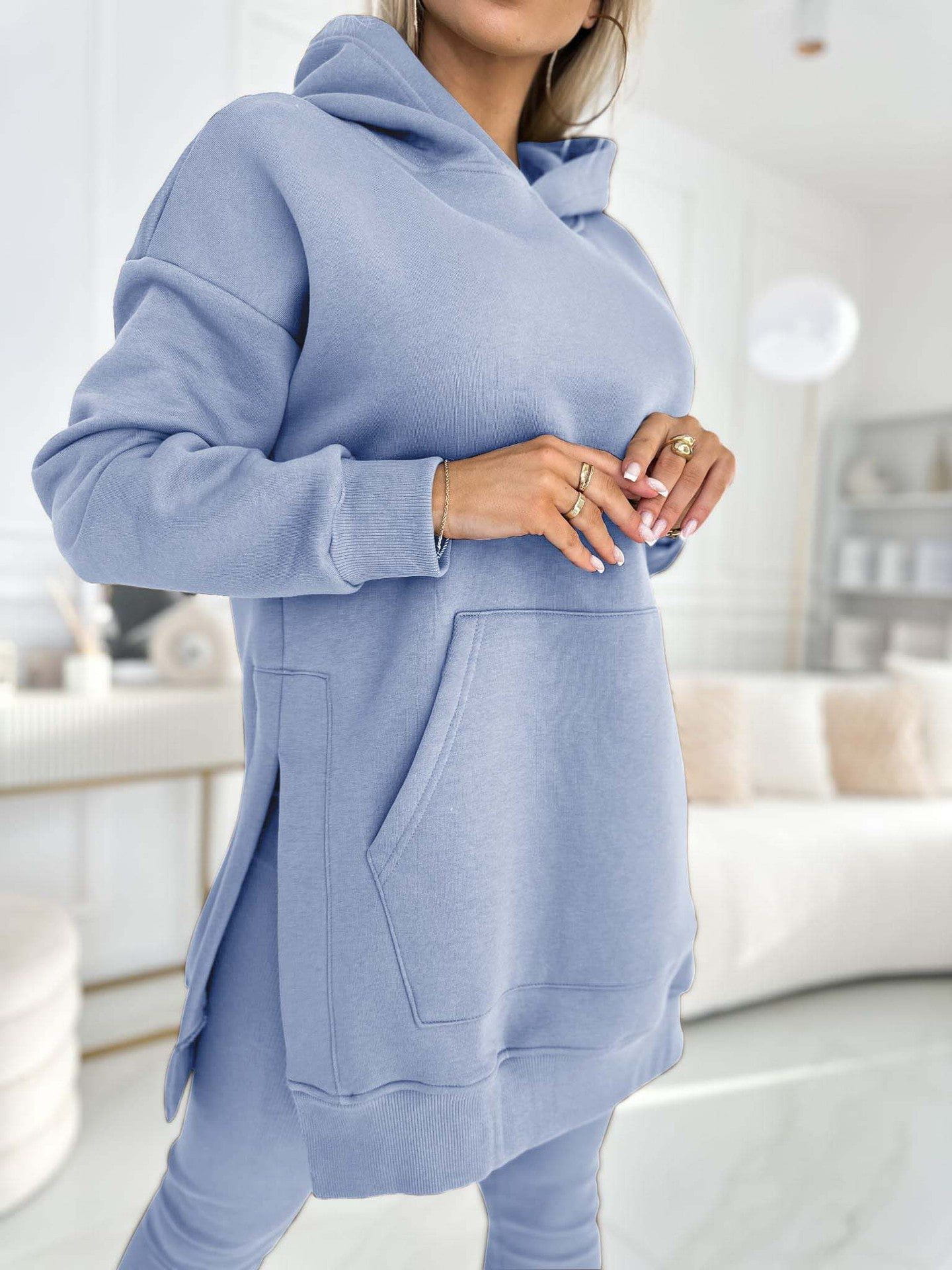 Lavinque Outfit set Ensemble Loungewear Femme | Confort Douillet | Marron Chocolat