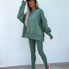 Lavinque Outfit set Ensemble Oversize en Coton | Marron | Confort et Style Urbain