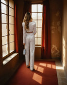 Lavinque Outfit set Ensemble Pailleté 2 Pièces | Haut Manches Longues & Pantalon | Élégant et Brillant