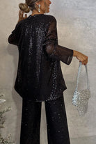 Lavinque outfit set Ensemble Paillettes Blazer et Pantalon | Soirée | Élégance et Éclat
