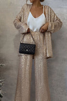 Lavinque outfit set Ensemble Paillettes Blazer et Pantalon | Soirée | Élégance et Éclat