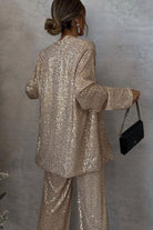 Lavinque outfit set Ensemble Paillettes Blazer et Pantalon | Soirée | Élégance et Éclat