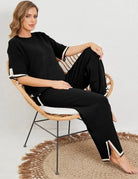 Lavinque outfit set Ensemble Pull et Pantalon Écru | Élégant | Confort et Minimalisme