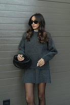 Lavinque outfit set Ensemble Pull Oversize & Jupe | Élégance & Confort | Look Automnal